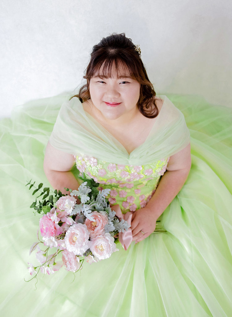 ドレス：グリーン