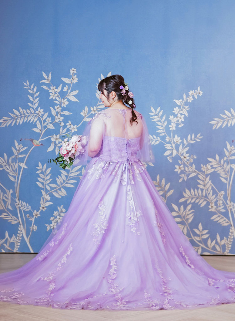 ドレス：パープル